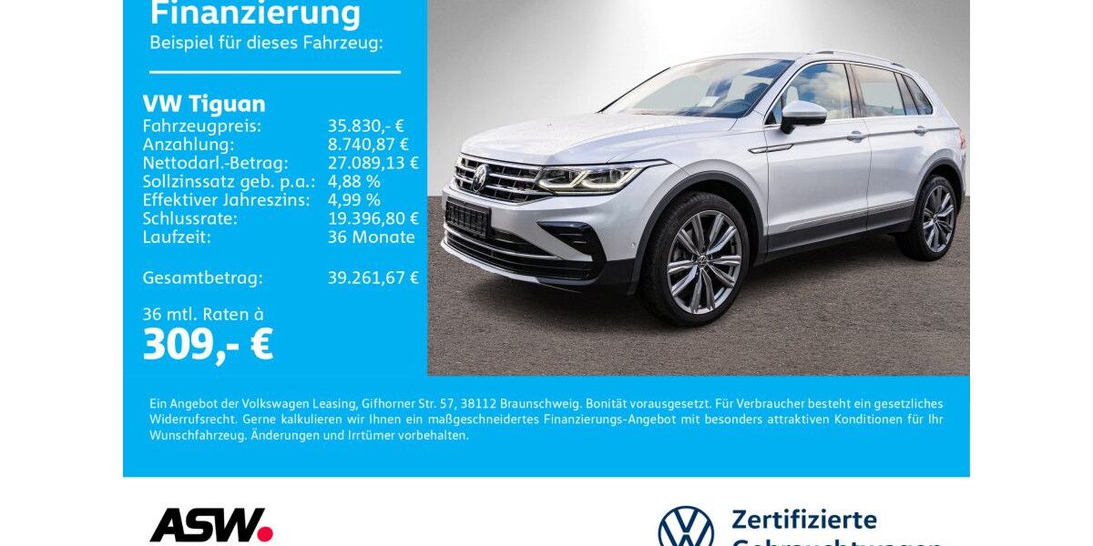 VW Tiguan 39.990 km 34.890 &euro; Neckarsulm 74172