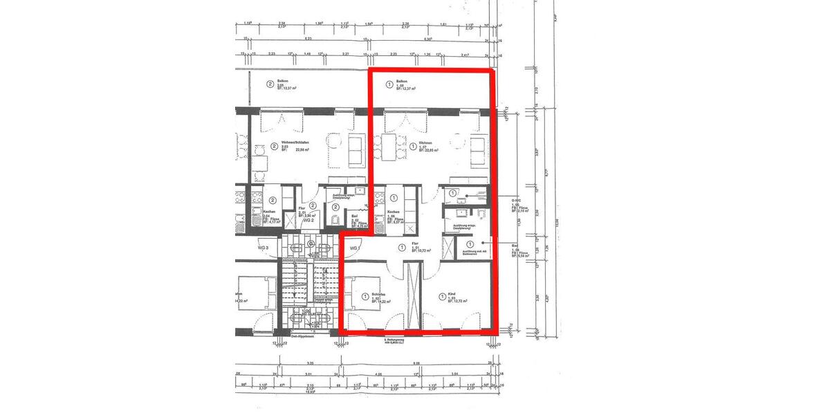 Etagenwohnung Bad Salzuflen Ehrsen-Breden - 3 Zimmer, 86 m&sup2;, 239.000&euro; | Angebot:27084420