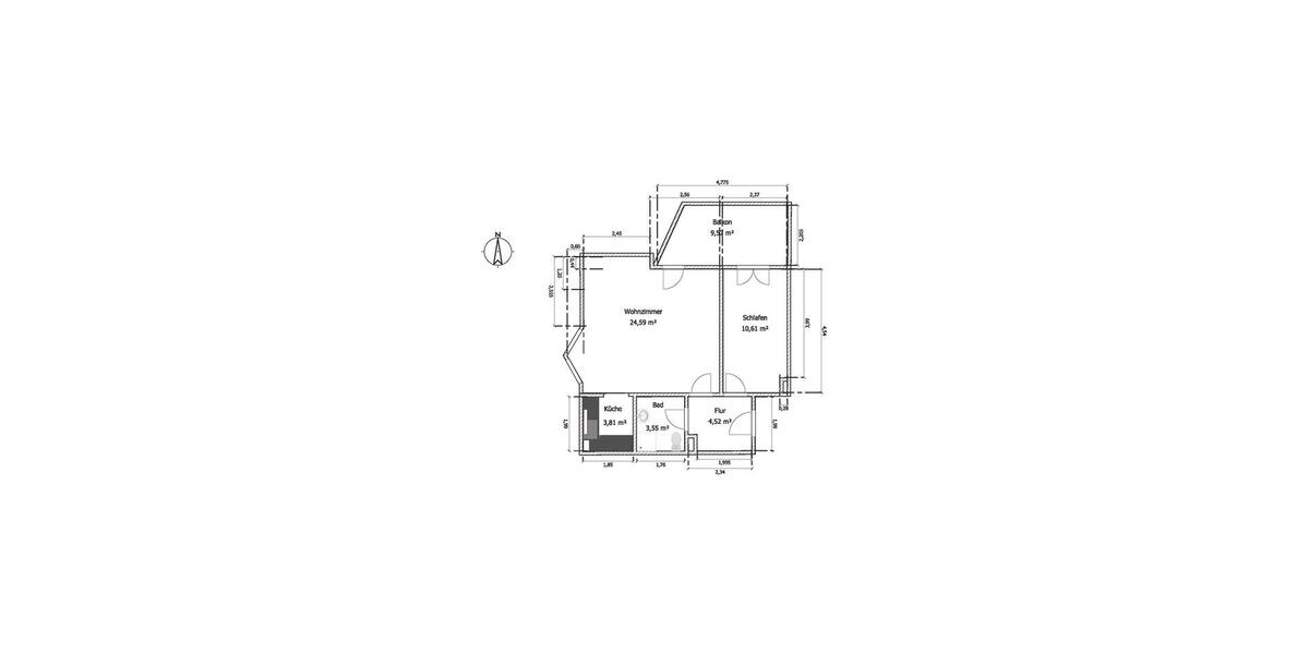 Etagenwohnung Wachtberg - 2 Zimmer, 51 m&sup2;, 510&euro; | Angebot:26364640