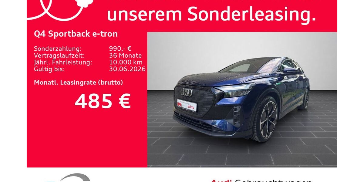 Audi Q4 e-tron 4.765 km 48.490 &euro; Wiesbaden 65189
