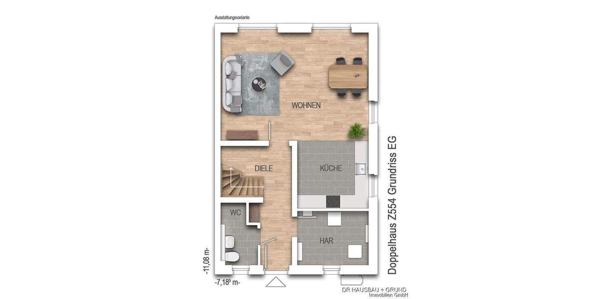 Doppelhaushälfte Neumünster Einfeld - 4 Zimmer, 121 m&sup2;, 494.702&euro; | Angebot:25427062