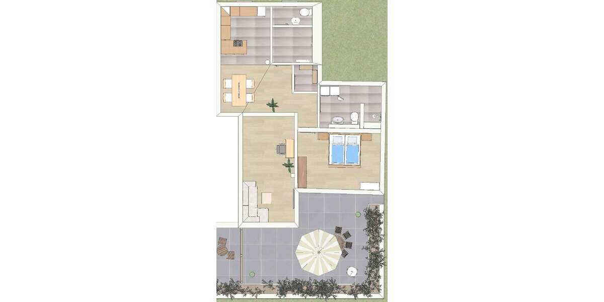 Etagenwohnung Weikersheim - 2.5 Zimmer, 107 m&sup2;, 950&euro; | Angebot:26674031