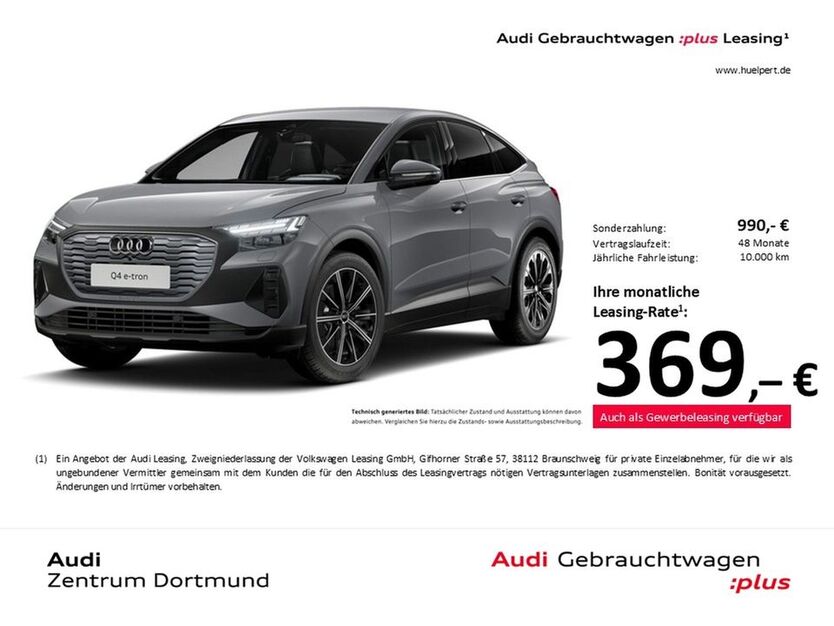 Audi Q4 e-tron 3.017 km 41.998 € Dortmund 44143