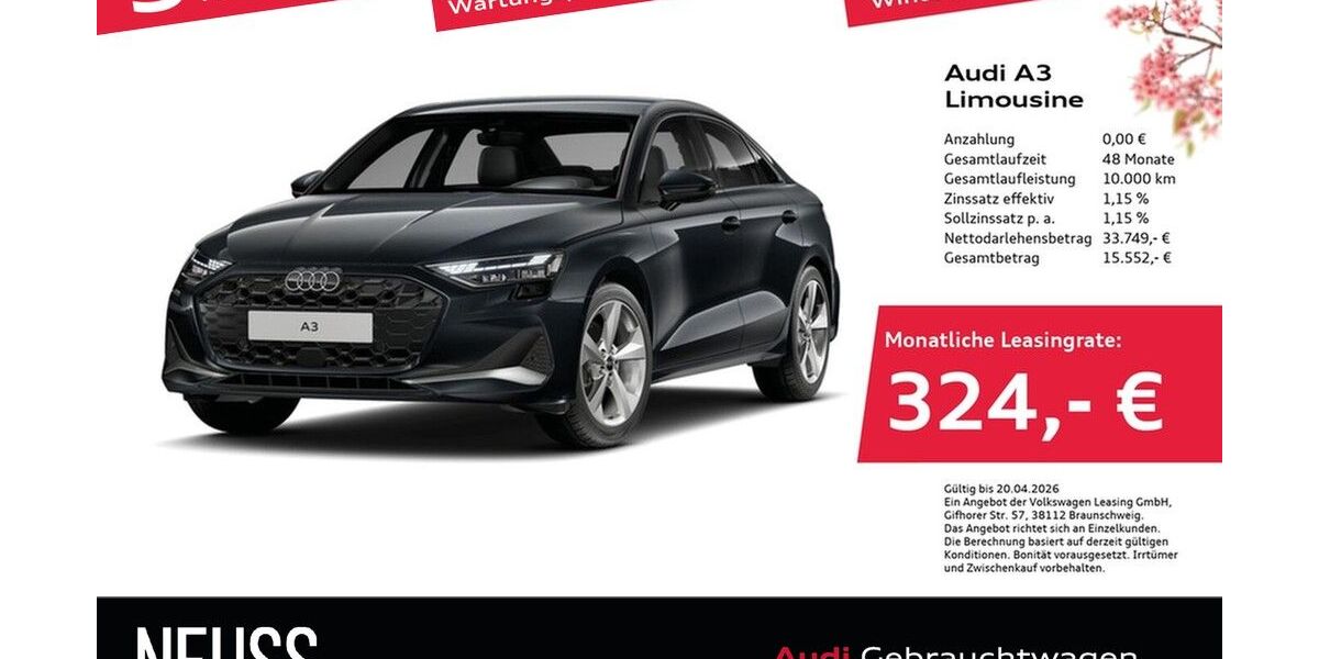 Audi A3 22.093 km 33.590 &euro; Pfarrkirchen 84347