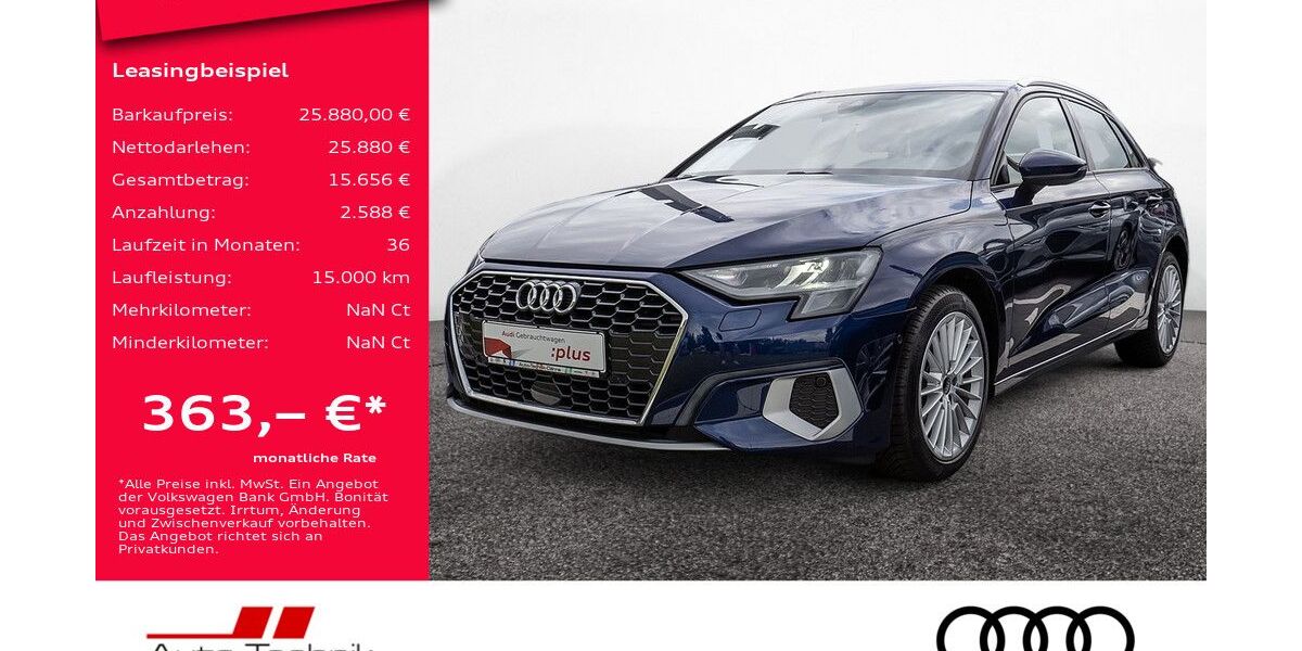 Audi A3 50.613 km 25.880 &euro; Brandenburg 14772