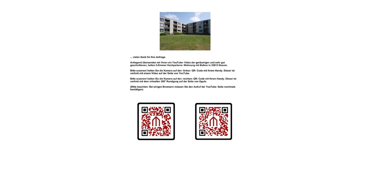 Etagenwohnung in Husum - mietfrei - 2 Zimmer mit Süd-Balkon zu verkaufen! - 2- Husum Porrenkroog | Angebot:20934848