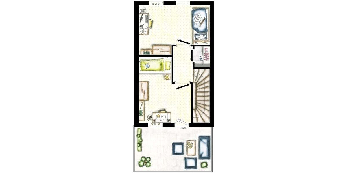 Etagenwohnung Pfedelbach - 5 Zimmer, 117 m&sup2;, 1.430&euro; | Angebot:25081867