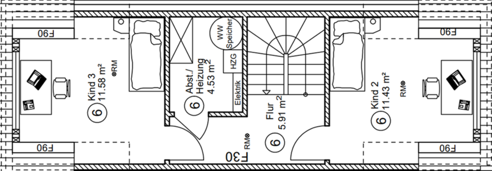 Reihenhaus Ochtrup - 6 Zimmer, 113 m&sup2;, 1.300&euro; | Angebot:25804425
