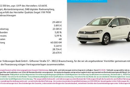VW Touran 22.500 km 27.880 &euro; Bamberg 96052