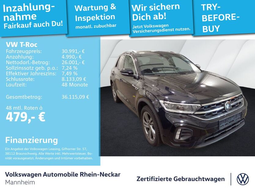VW T-Roc 23.343 km 30.991 € Mannheim 68309