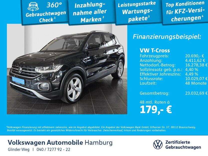 VW T-Cross 52.985 km 20.690 € Glinde 21509
