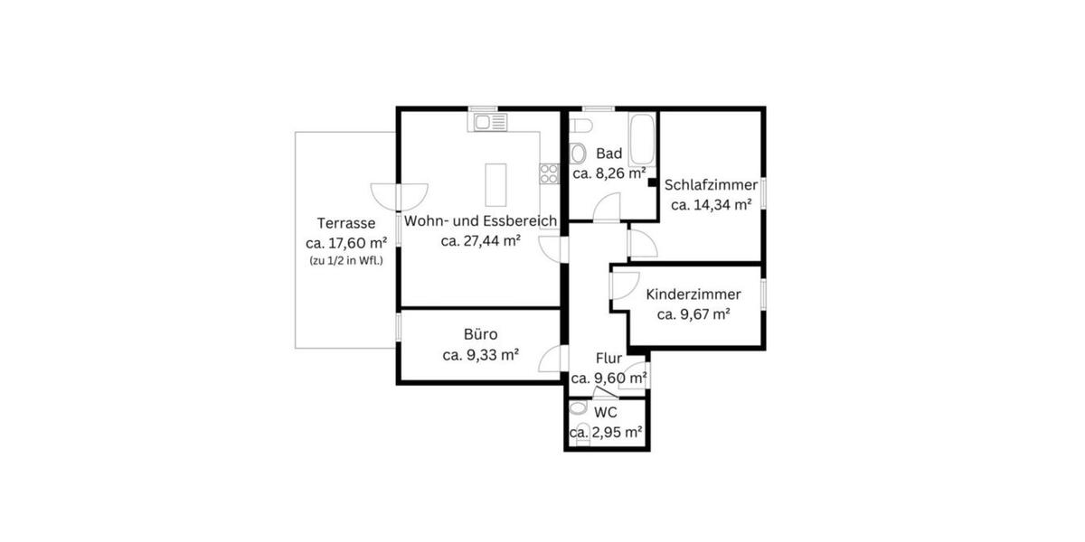 Erdgeschoßwohnung Ingolstadt - 4 Zimmer, 90 m&sup2;, 460.000&euro; | Angebot:26310578