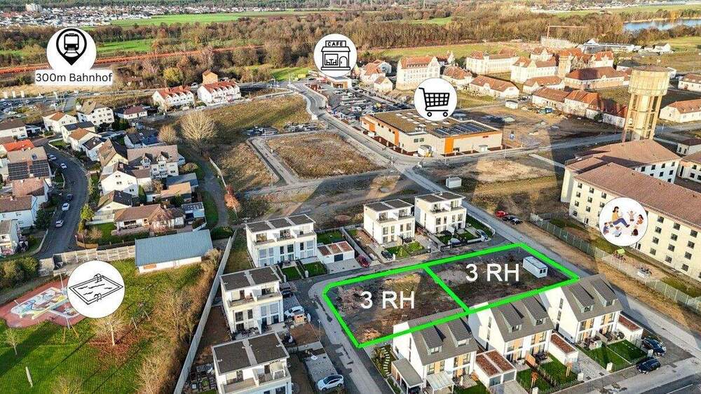 DIETZ: 3 Reihenhausgrundstücke mit Baugenehmigungen im neuen Babenhäuser Wohnquartier Kaisergärten! zimmer