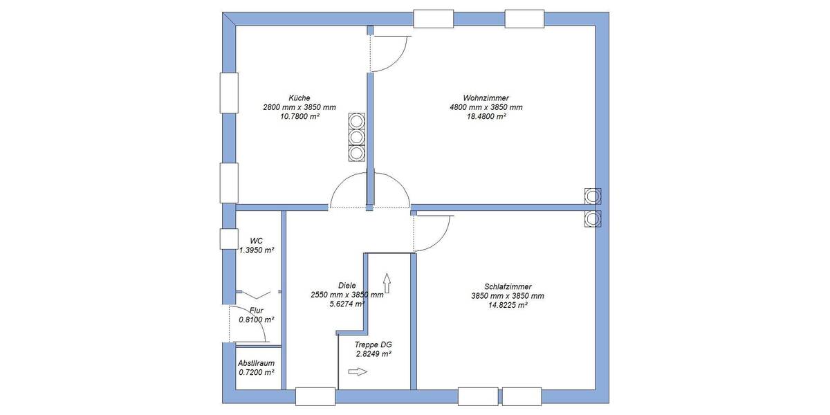 Doppelhaushälfte Anklam - 5 Zimmer, 97 m&sup2;, 105.000&euro; | Angebot:26379676