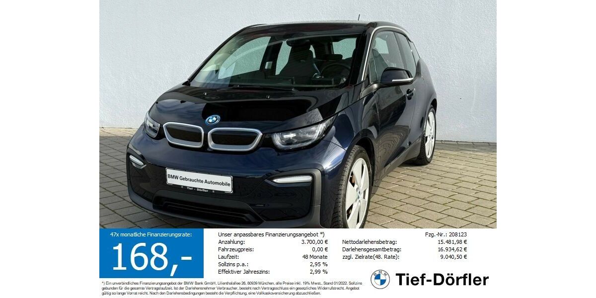 BMW i3 42.480 km 18.450 € Marktsteft 97342