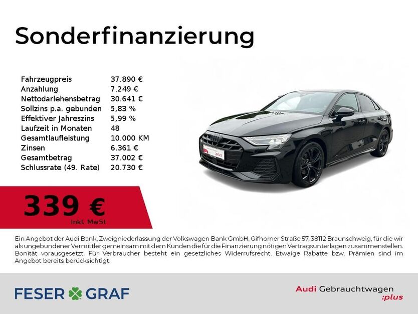 Audi A3 18.752 km 37.890 € Dessau-Roßlau 06844
