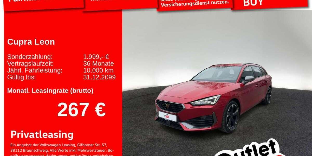 Cupra Leon 49.704 km 24.260 &euro; Senden 89250