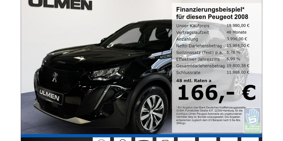 Peugeot 2008 15.508 km 19.980 &euro; Düsseldorf 40233