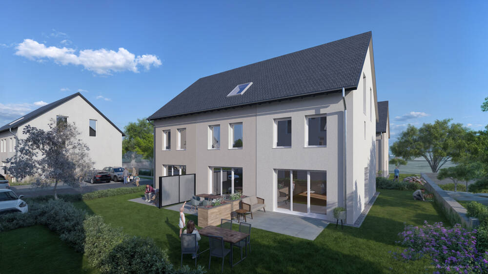 Modernes Reihenmittelhaus mit 122 m² Wohnfläche im KfW-55 Standard jetzt NEU mit KfW-55-Förderung 5 zimmer