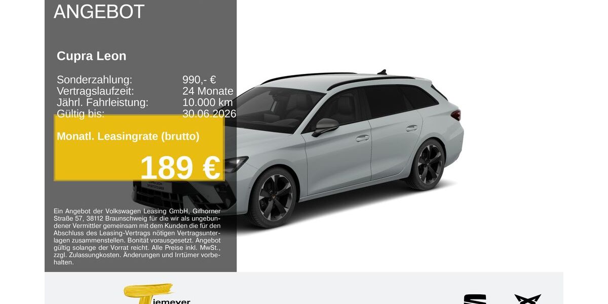 Cupra Leon 22.071 km 30.490 &euro; Hemer 58675