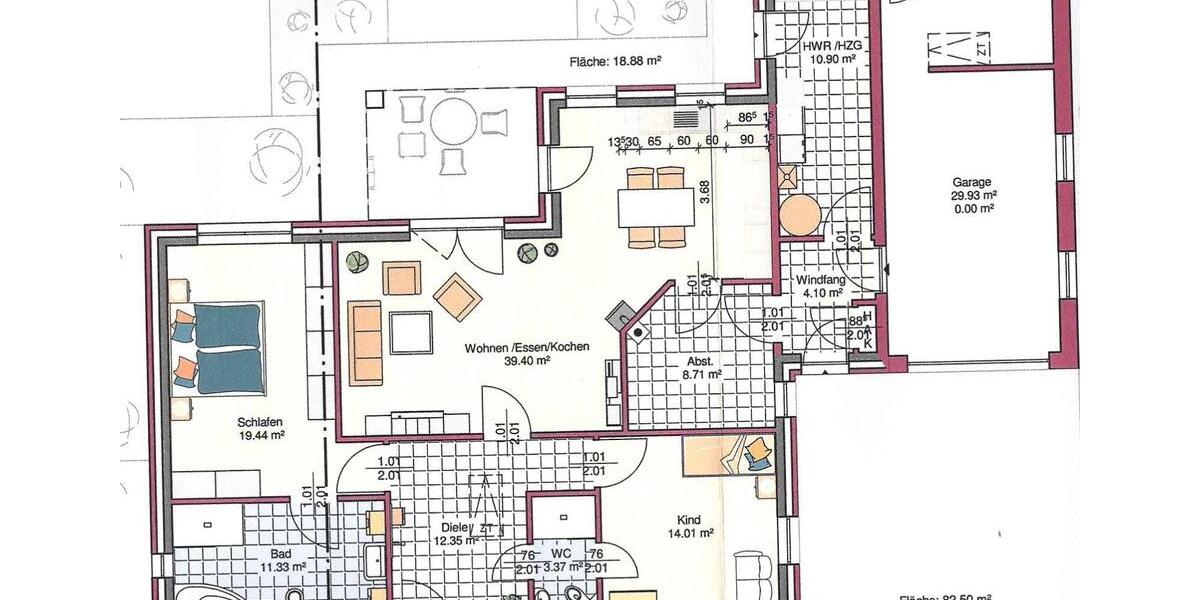 Bungalow Westoverledingen - 3 Zimmer, 124 m&sup2;, 1.150&euro; | Angebot:26229529