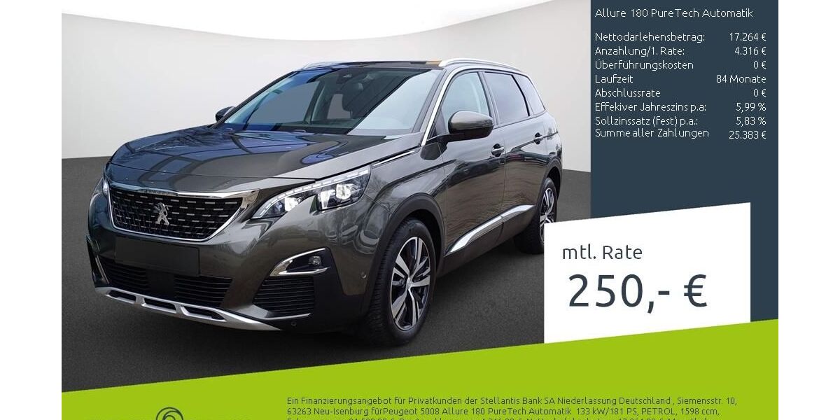 Peugeot 5008 60.952 km 21.580 &euro; Borken 46325