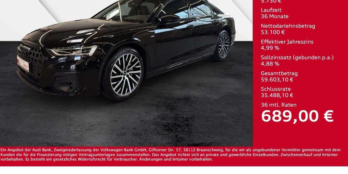Audi A8 35.552 km 58.830 &euro; Gießen 35394