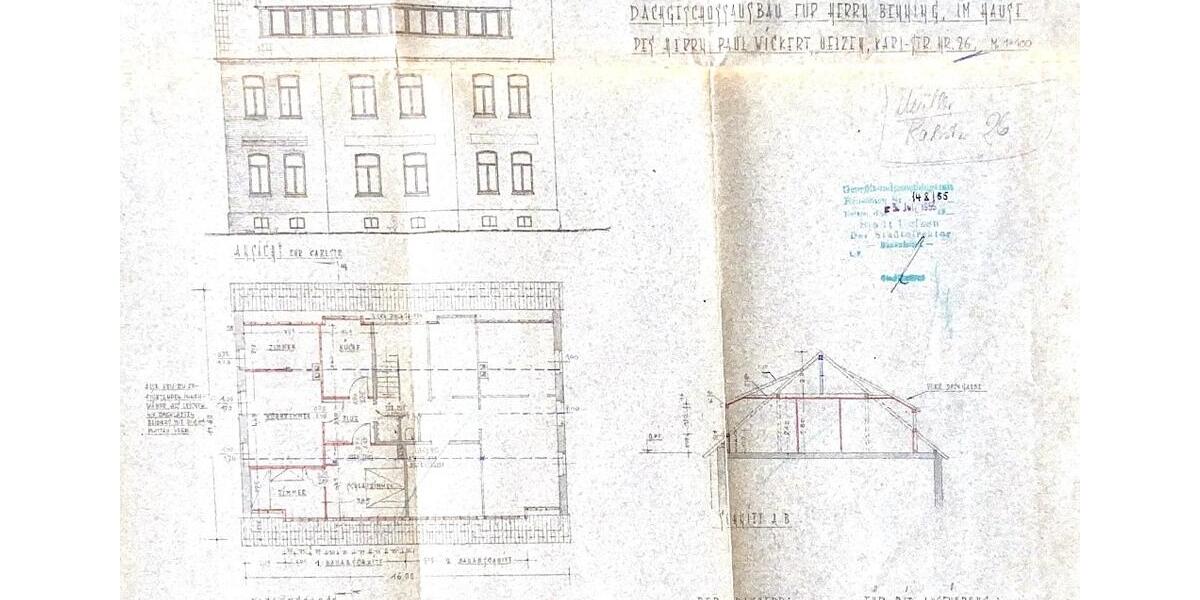 Dachgeschoßwohnung Uelzen - 3 Zimmer, 57 m&sup2;, 460&euro; | Angebot:24866316