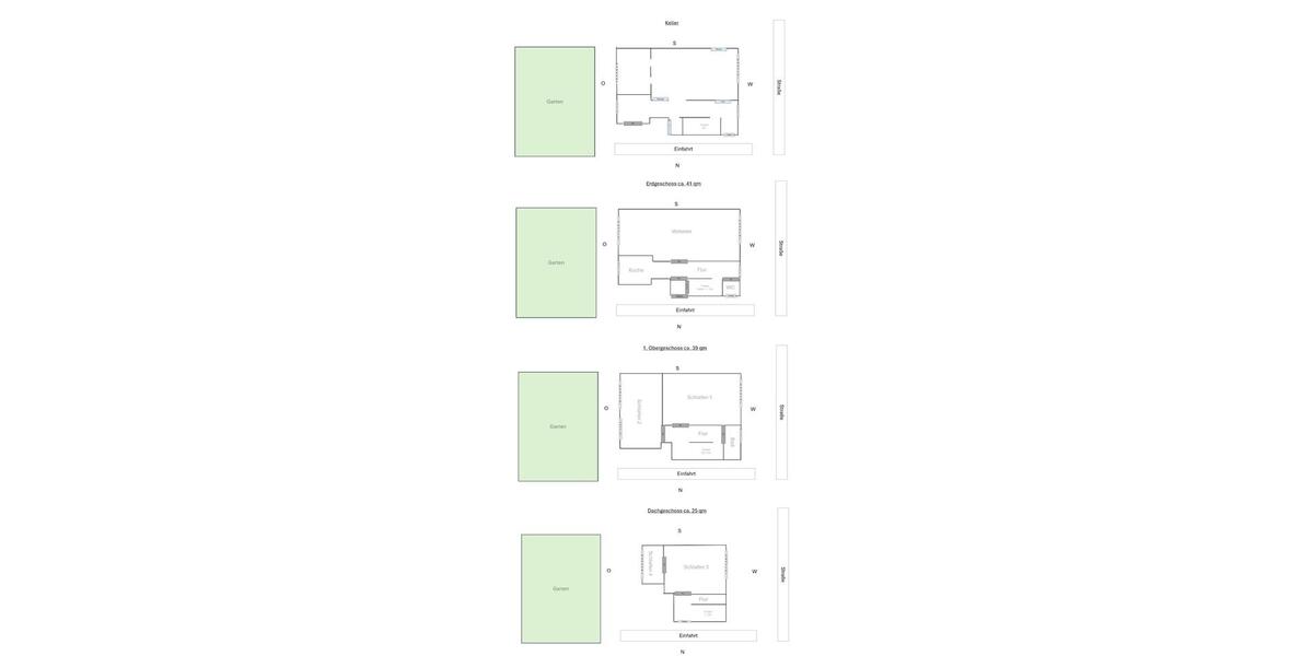 Reihenhaus Leipzig Süd - 5 Zimmer, 105 m&sup2;, 395.000&euro; | Angebot:27119344