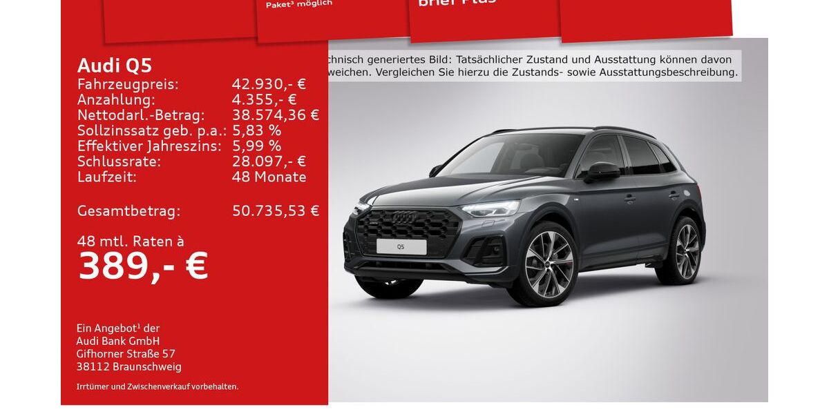 Audi Q5 36.013 km 42.930 € Mosbach 74821