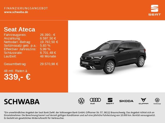 Seat Ateca 59.116 km 26.390 &euro; Gersthofen 86368