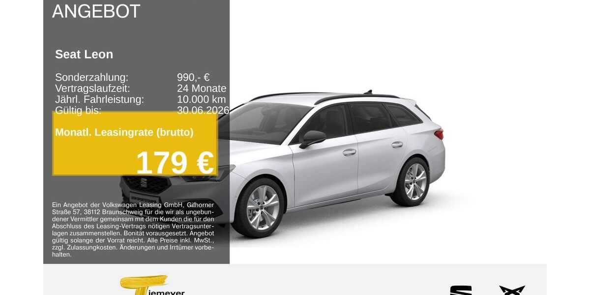 Seat Leon 28.422 km 27.910 &euro; Plettenberg 58840