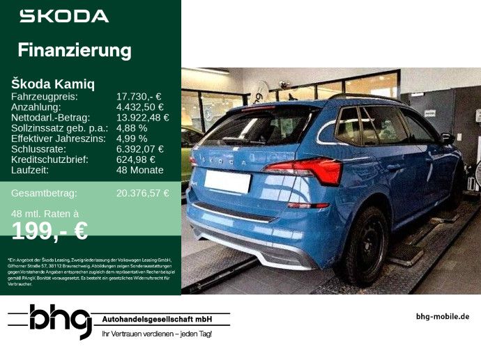 Skoda Kamiq 88.826 km 17.730 &euro; Tübingen 72072