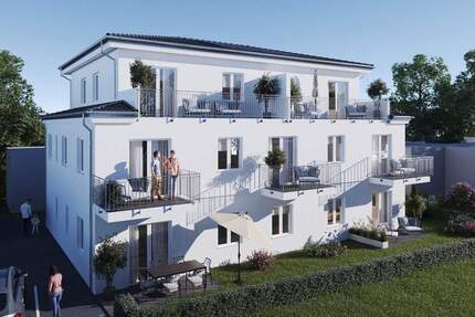 RESERVIERT: Effizienzhaus 40: Moderne 2-Zimmer-Wohnung mit Balkon 2 zimmer