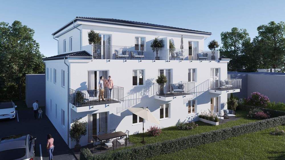 RESERVIERT: Effizienzhaus 40: Moderne 2-Zimmer-Wohnung mit Balkon 2 zimmer