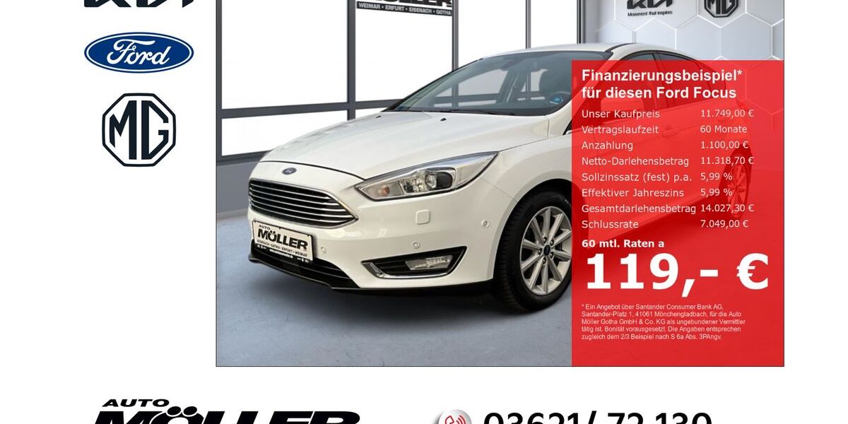 Ford Focus 46.500 km 10.899 &euro; Gotha 99867
