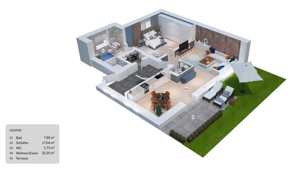 Wohnquartier an der Dinkel - Neubauwohnungen zur Miete! 2 zimmer