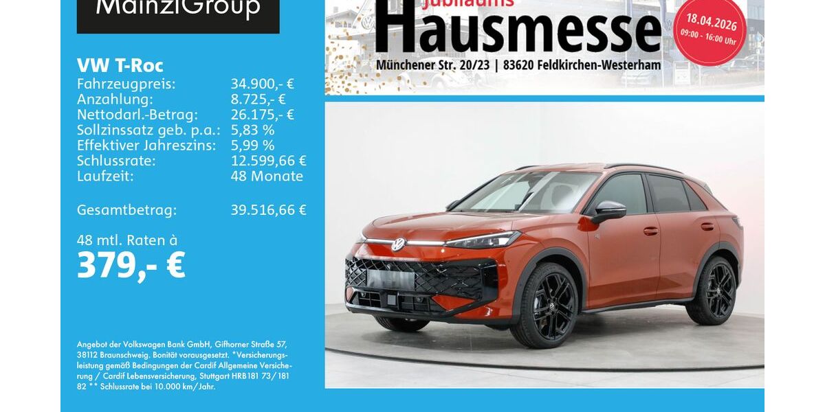 VW T-Roc 9.700 km 34.900 &euro; Feldkirchen/Westerham 83620