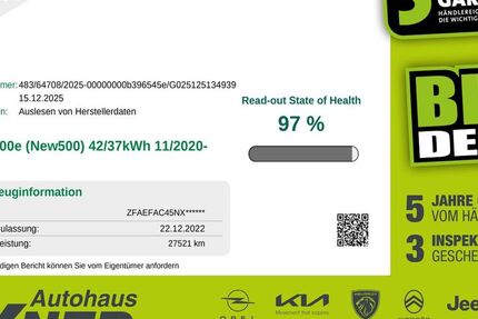 Fiat 500e 27.521 km 14.900 &euro; Hof 95032