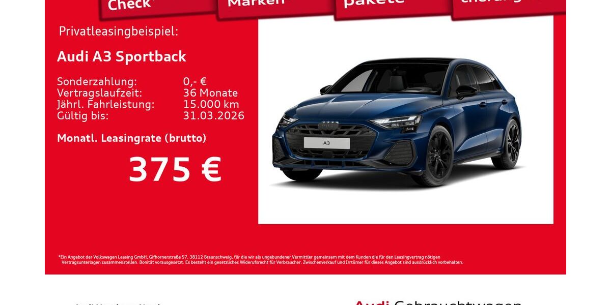 Audi A3 7.776 km 37.940 &euro; Hamburg 22419