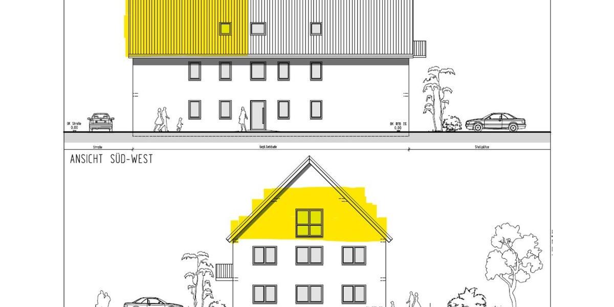 Gehobene 2-Zimmer-DG-Wohnung, KfW40-Neubau, inkl. Einbauküche 2 zimmer