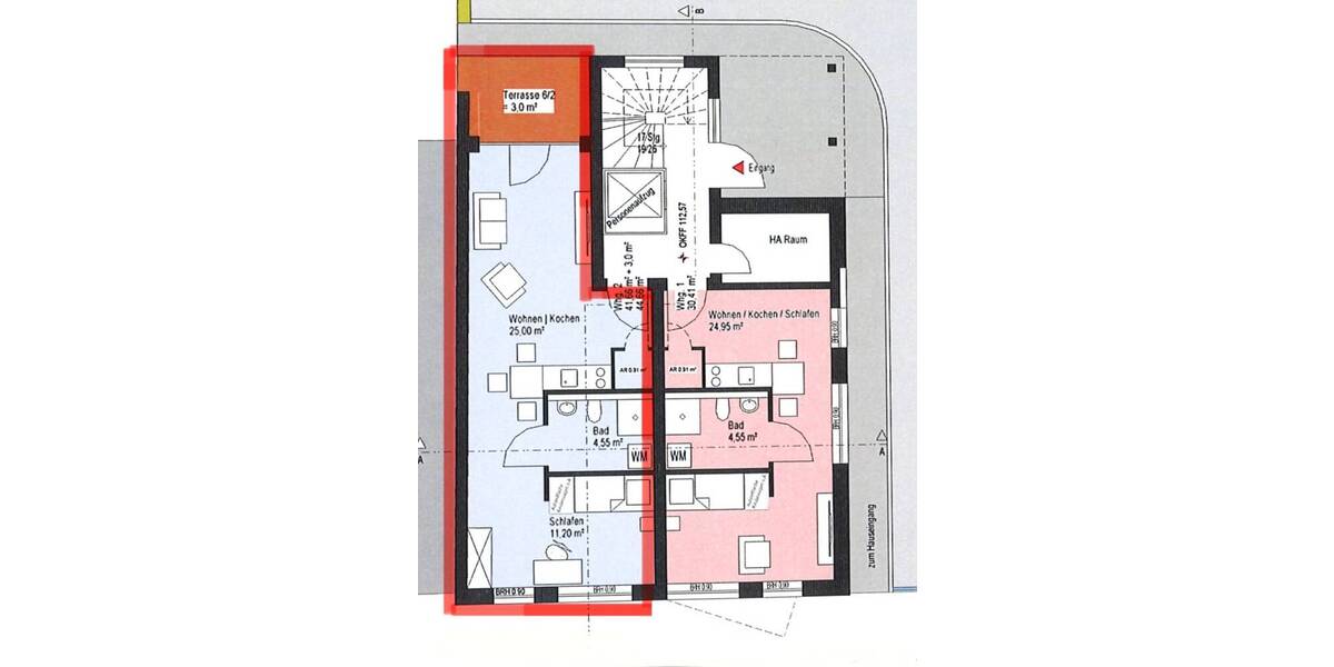 Zwischen Lutter und Lifestyle - Stadtflair mit Terrasse 2 zimmer