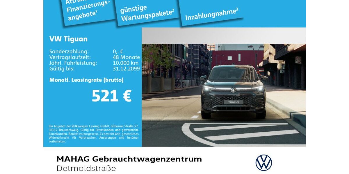 VW Tiguan 22.000 km 44.850 € München 80935