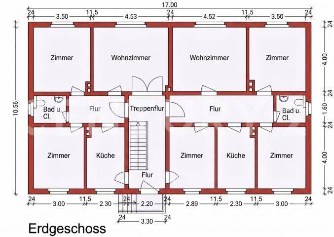 Mehrfamilienhaus, Wohnhaus Wolfenbüttel Ahlum - 2 Zimmer, 400 m&sup2;, 528.000&euro; | Angebot:26851803