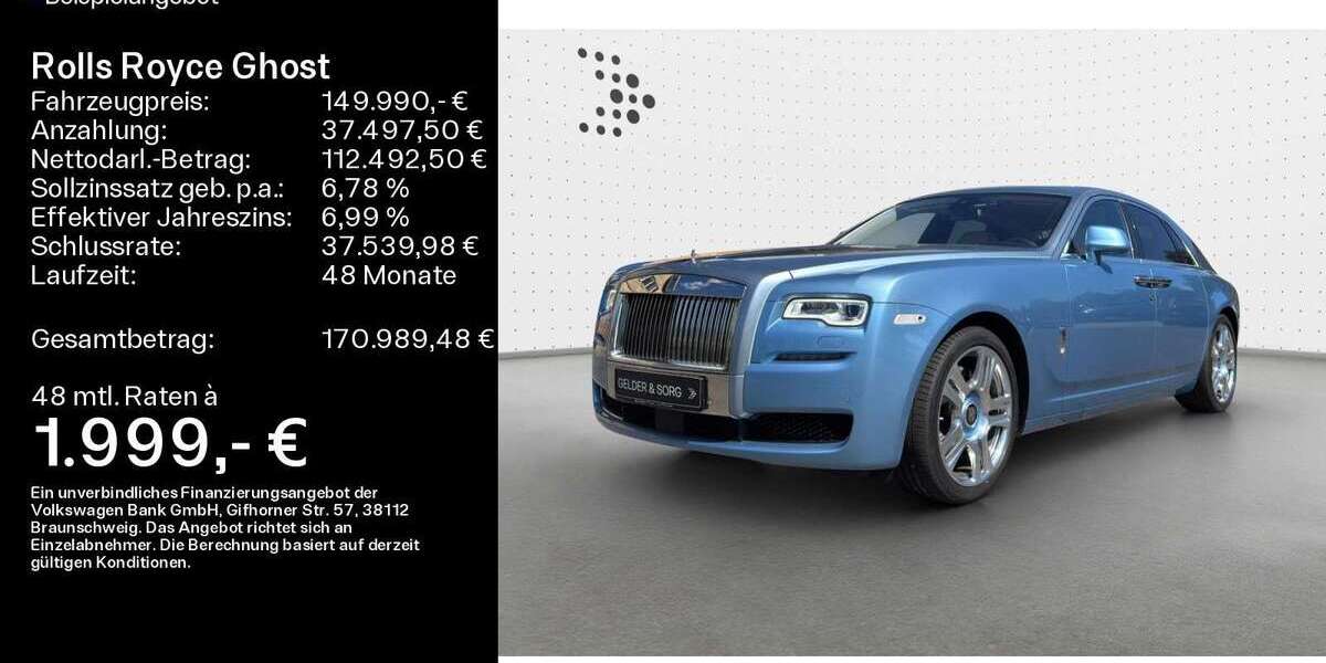 Rolls Royce Ghost 20.490 km 149.990 &euro; Ebern 96106