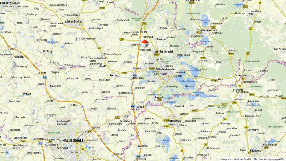 Grundstück Bitterfeld-Wolfen/ Siebenhausen Bobbau - 55.000&euro; | Angebot:25664445