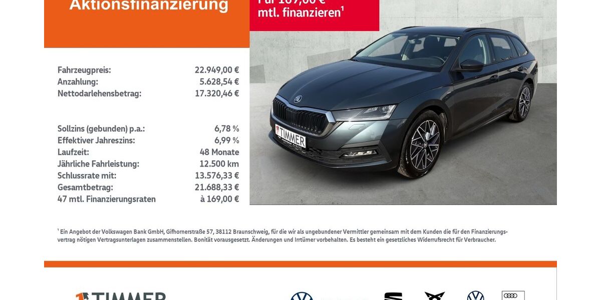 Skoda Octavia 70.640 km 22.888 &euro; Gronau 48599