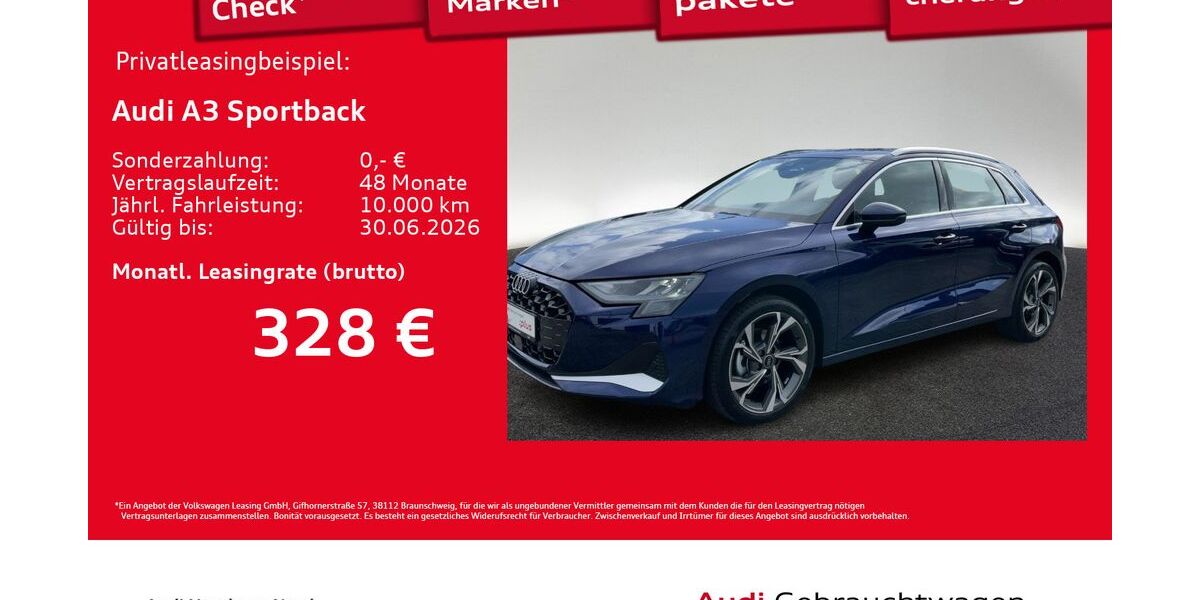 Audi A3 4.357 km 30.680 &euro; Hamburg 22419