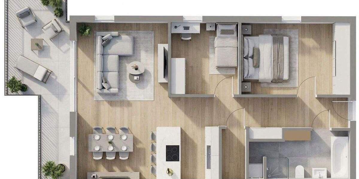 Etagenwohnung Albstadt-Ebingen Ebingen - 3 Zimmer, 76 m&sup2;, 392.000&euro; | Angebot:25760468