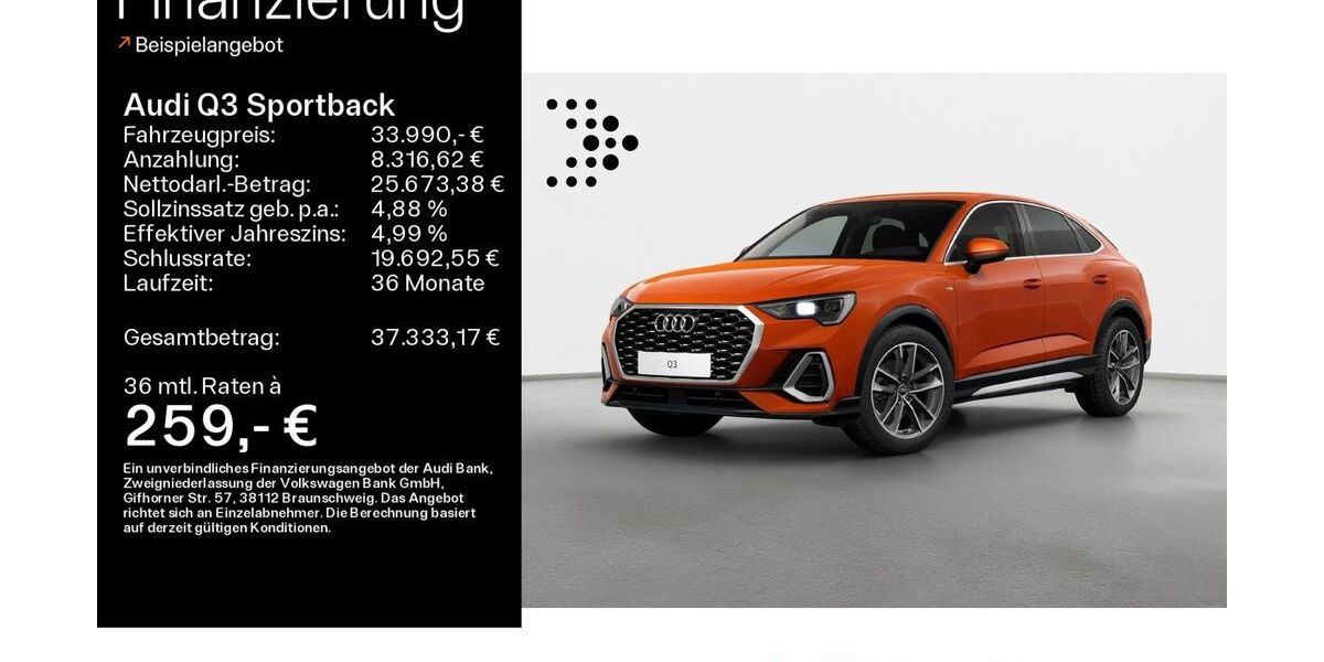 Audi Q3 44.160 km 33.990 &euro; Schweinfurt 97424